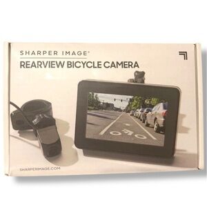 Sharper Image Rearview Bicycle Camera New Sealed 4.3” Color Monitor Rechargeable